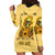 Sunflower Skull Hoodie Dress I'm Blunt Because God Rolled Me That Way - Wonder Print Shop