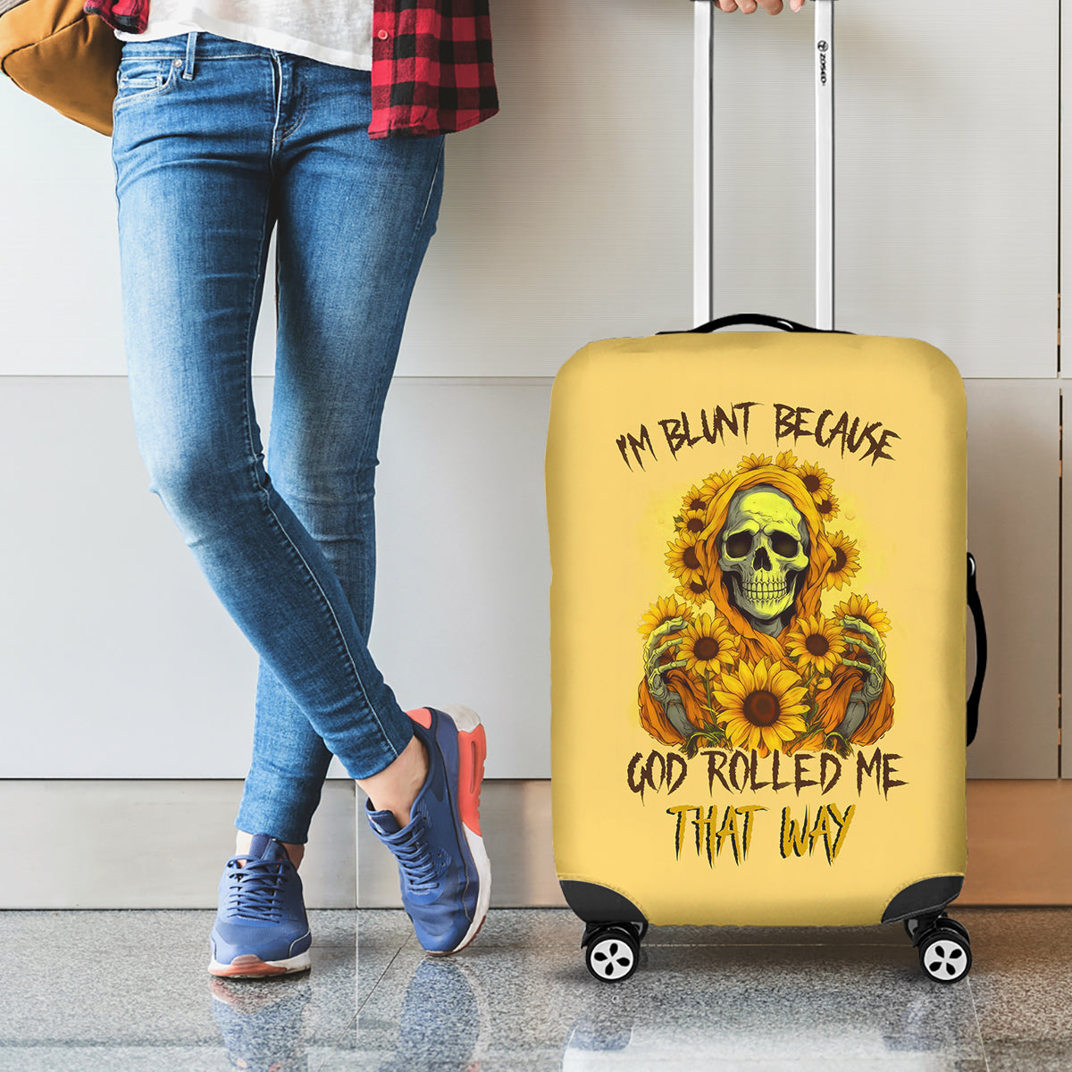 sunflower-skull-luggage-cover-im-blunt-because-god-rolled-me-that-way