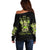 Tinker Fairy Skull Off Shoulder Sweater My Next Life I Want To Be Karma Fairy - Wonder Print Shop