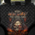 Flame Skull Back Car Seat Cover When I Was Born The Devil Said Oh Shit Compettion - Wonder Print Shop