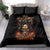 Flame Skull Bedding Set When I Was Born The Devil Said Oh Shit Compettion - Wonder Print Shop