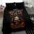 Flame Skull Bedding Set When I Was Born The Devil Said Oh Shit Compettion - Wonder Print Shop