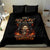 Flame Skull Bedding Set When I Was Born The Devil Said Oh Shit Compettion - Wonder Print Shop