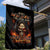 Flame Skull Garden Flag When I Was Born The Devil Said Oh Shit Compettion - Wonder Print Shop