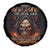 Flame Skull Spare Tire Cover When I Was Born The Devil Said Oh Shit Compettion - Wonder Print Shop