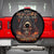 Flame Skull Spare Tire Cover When I Was Born The Devil Said Oh Shit Compettion - Wonder Print Shop