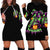 Pumpkin Witch Skull Hoodie Dress Witches Be Trippin - Wonder Print Shop