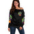 Pumpkin Witch Skull Off Shoulder Sweater Witches Be Trippin - Wonder Print Shop