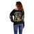 Pumpkin Witch Skull Off Shoulder Sweater Witches Be Trippin - Wonder Print Shop