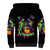 Pumpkin Witch Skull Sherpa Hoodie Witches Be Trippin - Wonder Print Shop