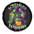 Pumpkin Witch Skull Spare Tire Cover Witches Be Trippin - Wonder Print Shop