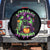 Pumpkin Witch Skull Spare Tire Cover Witches Be Trippin - Wonder Print Shop