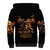 Fire Gun Skull Sherpa Hoodie Your First Mistake Was Thinking I Was One Of The Sheep - Wonder Print Shop