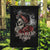 Girl Skull Garden Flag Zero Fucking Given - Wonder Print Shop