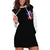 American Skull Hoodie Dress American Live It Love It Or Get The Hell Out - Wonder Print Shop