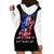 American Skull Hoodie Dress American Live It Love It Or Get The Hell Out - Wonder Print Shop