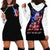 American Skull Hoodie Dress American Live It Love It Or Get The Hell Out - Wonder Print Shop