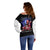 American Skull Off Shoulder Sweater American Live It Love It Or Get The Hell Out - Wonder Print Shop