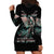 Angel Skull Hoodie Dress She Whispered Back Iam The Storm - Wonder Print Shop