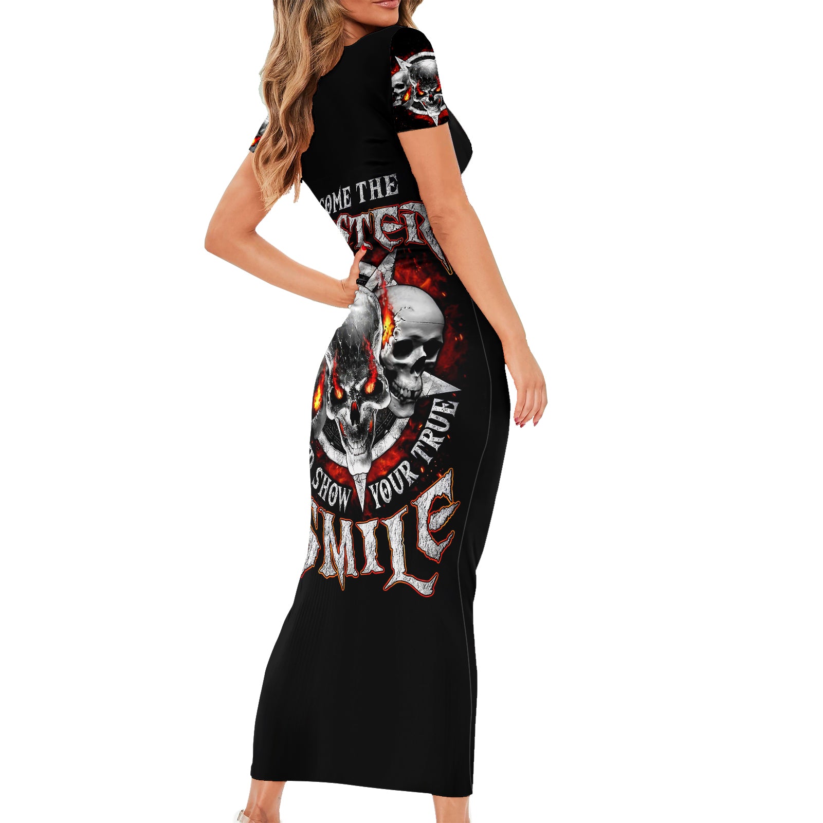 satan-skull-short-sleeve-bodycon-dress-become-the-monster-and-show-your-true-smile