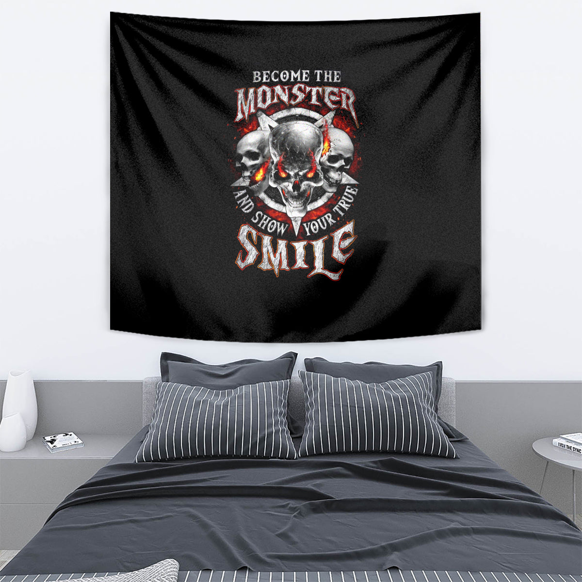 satan-skull-tapestry-become-the-monster-and-show-your-true-smile