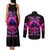 Rose Skull Couples Matching Tank Maxi Dress and Long Sleeve Button Shirt I Have 3 Sides And You Never Want To See - Wonder Print Shop