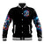 Couple Skull Baseball Jacket It't You And Me Against The World Baby - Wonder Print Shop