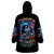 Couple Skull Wearable Blanket Hoodie It't You And Me Against The World Baby