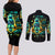 Flame Skull Couples Matching Long Sleeve Bodycon Dress and Long Sleeve Button Shirt The Good Girl In Me Got Tired Of The Bullshit - Wonder Print Shop