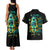 Flame Skull Couples Matching Tank Maxi Dress and Hawaiian Shirt The Good Girl In Me Got Tired Of The Bullshit - Wonder Print Shop