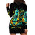 Flame Skull Hoodie Dress The Good Girl In Me Got Tired Of The Bullshit - Wonder Print Shop