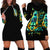 Flame Skull Hoodie Dress The Good Girl In Me Got Tired Of The Bullshit - Wonder Print Shop