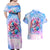 Rose Skull Couples Matching Off Shoulder Maxi Dress and Hawaiian Shirt The Good Girl In Me Got Tired Of The Bullshit - Wonder Print Shop