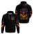 Flame Skull Hoodie I Talk I Smite But Be Careful When I Silent - Wonder Print Shop