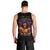 Flame Skull Men Tank Top I Talk I Smite But Be Careful When I Silent - Wonder Print Shop