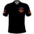 Flame Skull Polo Shirt I Talk I Smite But Be Careful When I Silent - Wonder Print Shop