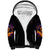 Flame Skull Sherpa Hoodie I Talk I Smite But Be Careful When I Silent - Wonder Print Shop