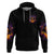 Flame Skull Zip Hoodie I Talk I Smite But Be Careful When I Silent