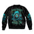 Lady Skull Bomber Jacket Iam A Good Person But Don't Give Me Are To Show My Evil Side - Wonder Print Shop