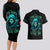 Lady Skull Couples Matching Long Sleeve Bodycon Dress and Hawaiian Shirt Iam A Good Person But Don't Give Me Are To Show My Evil Side - Wonder Print Shop