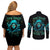 Lady Skull Couples Matching Off Shoulder Short Dress and Long Sleeve Button Shirt Iam A Good Person But Don't Give Me Are To Show My Evil Side - Wonder Print Shop