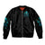 Lady Skull Sleeve Zip Bomber Jacket Iam A Good Person But Don't Give Me Are To Show My Evil Side