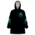 Lady Skull Wearable Blanket Hoodie Iam A Good Person But Don't Give Me Are To Show My Evil Side