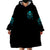 Lady Skull Wearable Blanket Hoodie Iam A Good Person But Don't Give Me Are To Show My Evil Side