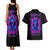 Flame Skull Couples Matching Tank Maxi Dress and Hawaiian Shirt The Good Girl In Me Got Tired Of The Bullshit - Wonder Print Shop