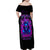 Flame Skull Family Matching Off Shoulder Maxi Dress and Hawaiian Shirt The Good Girl In Me Got Tired Of The Bullshit - Wonder Print Shop