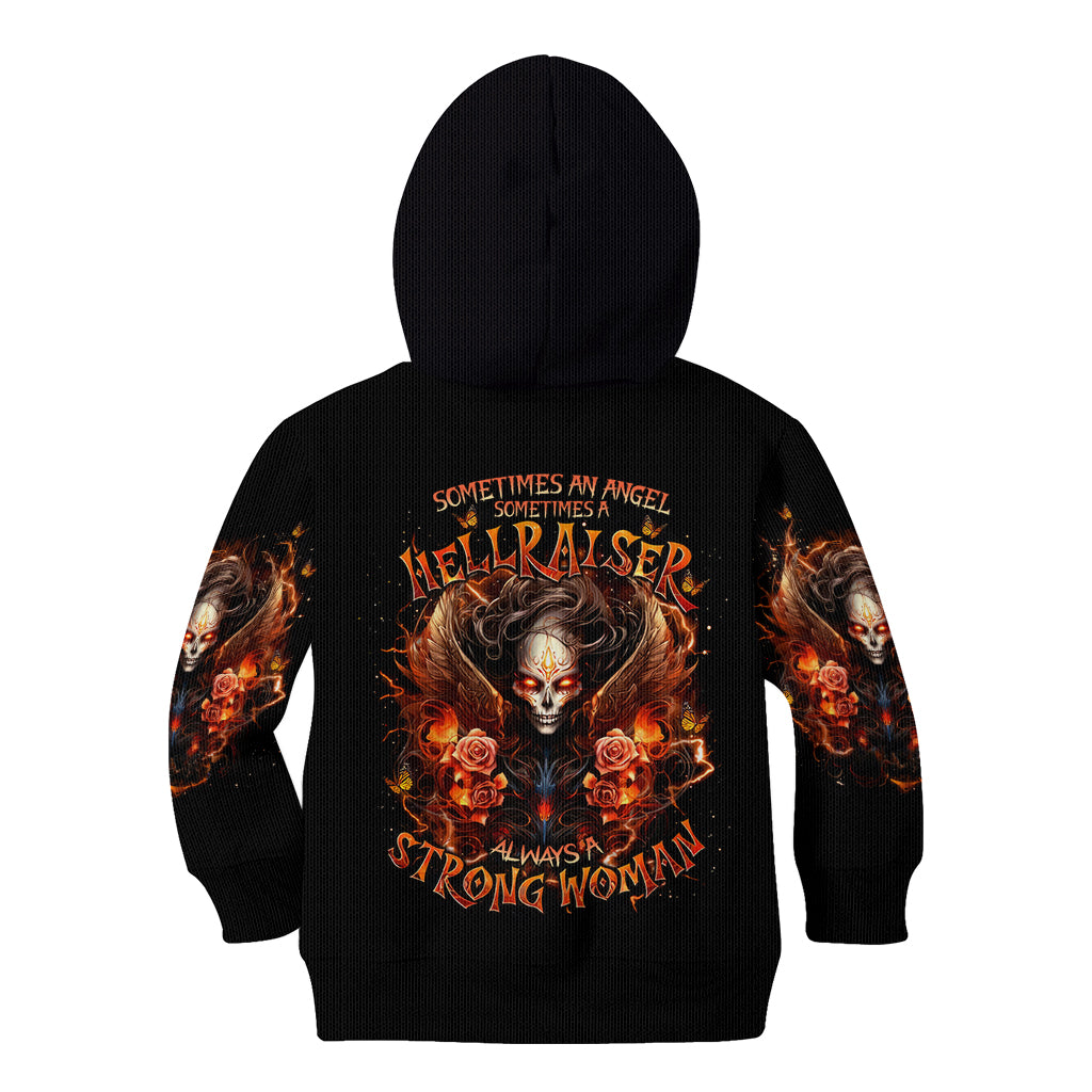 Angel Skull Kid Hoodie Sometimes An Angel Sometimes A Hellrasier - Wonder Print Shop