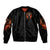 Angel Skull Sleeve Zip Bomber Jacket Sometimes An Angel Sometimes A Hellrasier