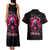 Rose Skull Couples Matching Tank Maxi Dress and Hawaiian Shirt I Hold A Beast An Angel And A Crazy Lady In Me - Wonder Print Shop