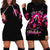 Rose Skull Hoodie Dress I Hold A Beast An Angel And A Crazy Lady In Me - Wonder Print Shop